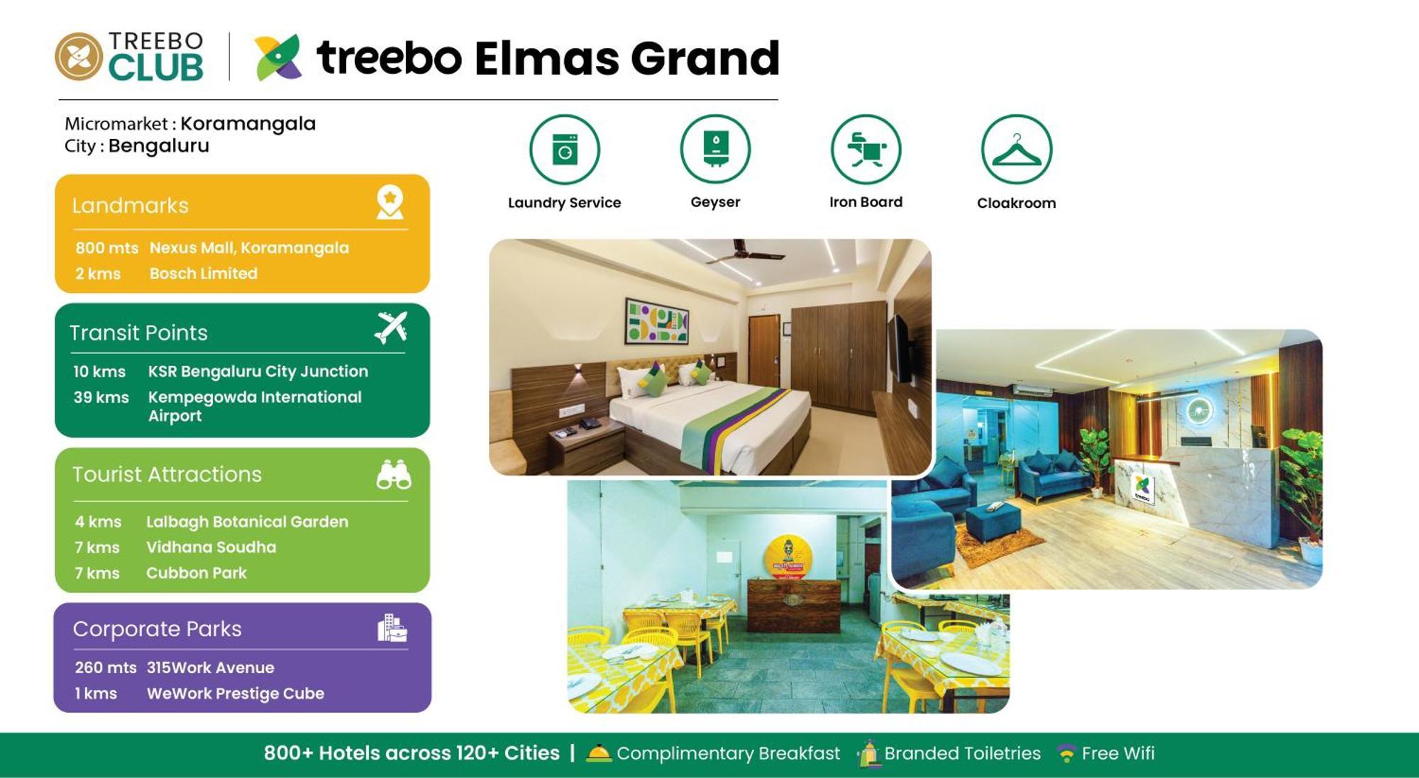 Hotel Treebo Elmas Grand Bengalúr Exteriér fotografie